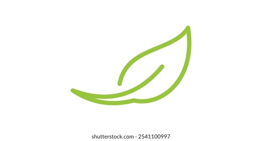 Iconos de hoja verde. Hojas de árboles y plantas. Icono de hojas.