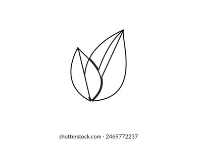 Conjunto de iconos de hoja verde. Deja el icono en el fondo aislado. Hoja verde colección. Elementos de diseño para etiquetas naturales, ecológicas, veganas, bio. Ilustración vectorial