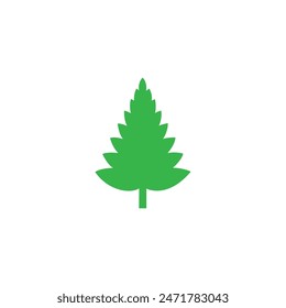 Green leaf icons set. Leaves icon on isolated background. Collection green leaf. Elements design for natural, eco, vegan, bio labels. Vector illustration .leaf icon vector, color, illustration,