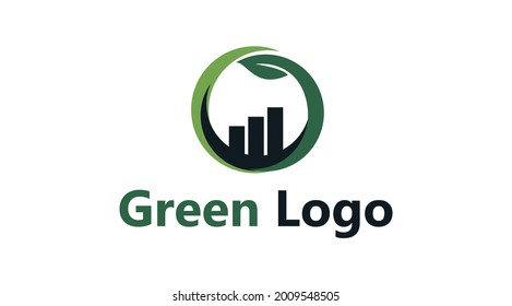 letra verde letra inicial G diseño del logotipo