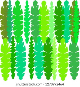 green leaf from the jungle