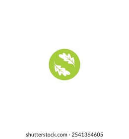 green leaf L logo icon vector technology