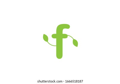 la hoja verde es un icono del diseño del logo del alfabeto para la empresa y los negocios. Adecuado para un logotipo pegadizo