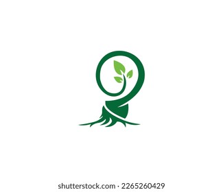 Grünes Blatt mit energiesparendem Logo für Glühbirnen. Umweltfreundliches, grünes Blatt, Glühbirne mit Baumvektorgrafik.