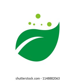green leaf logo