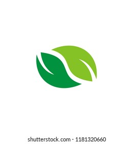 green leaf logo