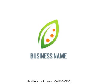 green leaf logo