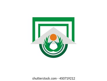Green Leaf Logo Brand Identity