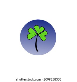 green leaf logo in circle