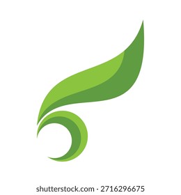 Diseño de logotipo de hoja verde. Logotipo de salud ambiental de Four Leaf. Logo verde. Logotipo de la hoja, icono de la salud