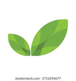 Diseño de logotipo de hoja verde. Logotipo de salud ambiental de Four Leaf. Logo verde. Logotipo de la hoja, icono de la salud