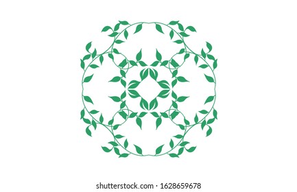 Green Leaf Logo Design Idea