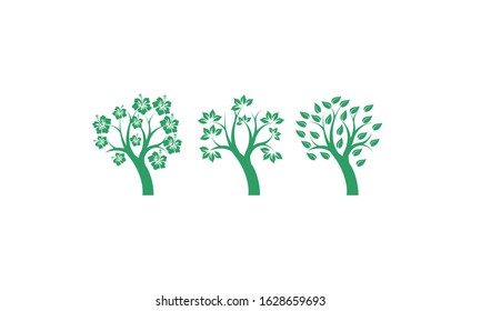 Green Leaf Logo Design Idea