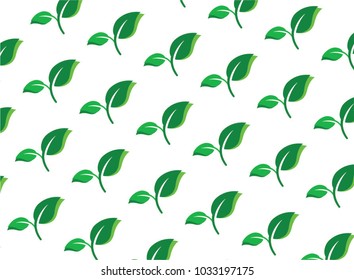 green leaf logo design inspiration