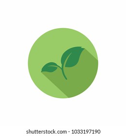 green leaf logo design inspiration