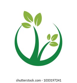 green leaf logo design inspiration