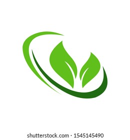 green leaf logo design inspiration