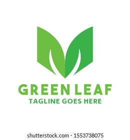 Green Leaf Logo Design Inspiration For Business And Company