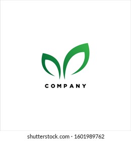 green leaf logo design inspiration