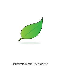  Icono del vector de inspiración del diseño del logotipo de la hoja verde