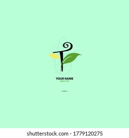 Green leaf logo design that is very attractive and attractive to be used for, fitness, spa, boutique, feminine care, yoga, salon, foundation