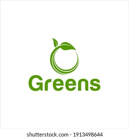 Green Leaf Logo Design Vector with Natural Concept