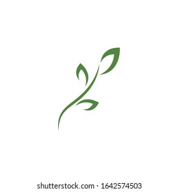 Green leaf logo ecology nature element vector icon