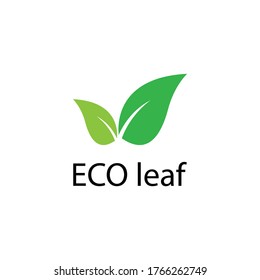 Green leaf logo ecology nature element vector icon
