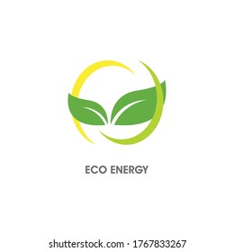 Green leaf logo ecology nature element vector icon