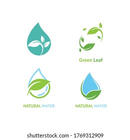 Green leaf logo ecology nature element vector icon