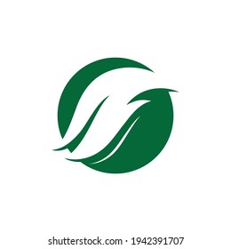 logotipo de hoja verde ecología naturaleza vector icono