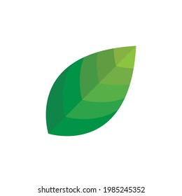 Green leaf logo ecology nature element vector icon