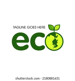 Green leaf logo ecology nature element vector icon