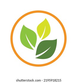Green leaf logo ecology nature element vector icon