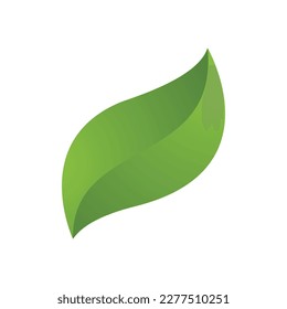 Green leaf logo ecology nature element vector icon