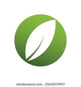 Green Leaf Logo Grapich Images 