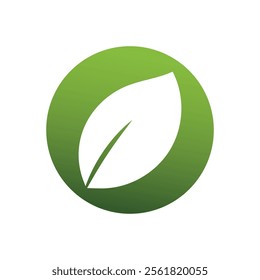 Green Leaf Logo Grapich Images 