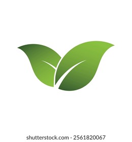 Green Leaf Logo Grapich Images 