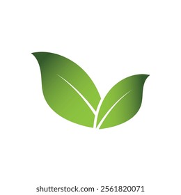 Green Leaf Logo Grapich Images 