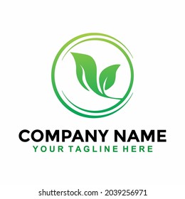 Green Leaf Logo | Leaf logo, Herbal logo design, Nature logo design