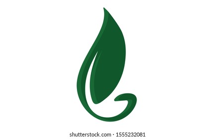 Green Leaf logo icon for multipurpose business