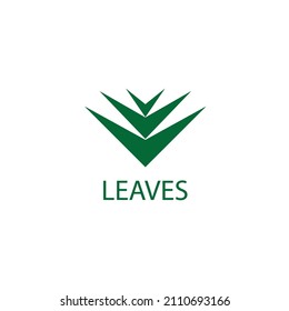 diseño de ilustración de logotipo de hoja verde