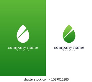 Green Leaf Logo, Nature, Floral, Green and Ecology Logo, Nature Element Vector Icon for Business Company with Green Color