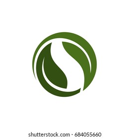Green Leaf Logo Template Illustration Design. Vector EPS 10.