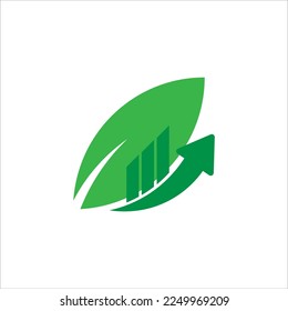 Green Leaf Logo Vector Icon