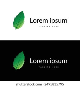 Green Leaf Logo Vektorgrafik natürliche Pflanze Natur Design Ikone Blatt Vorlage Illustration