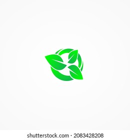 green leaf logo vector
simple and elegant design