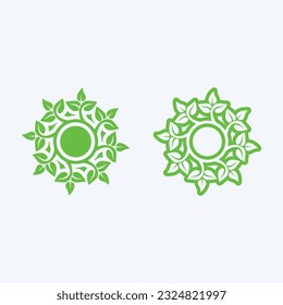Green leaf Logos of green Tree leaf ecology nature element vector