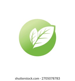 Logotipos de Green Leaf Vector y símbolo