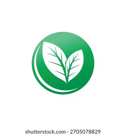 Vetor e símbolo de logotipos de Folha Verde